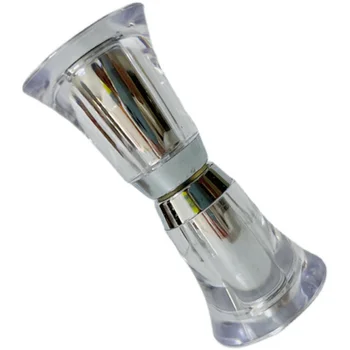 2шт L82mm Прозрачная Дверная ручка для душа Прозрачные Хрустальные ручки в форме рога Съемник стеклянной двери ванной комнаты