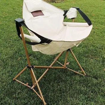 Уличное кресло-качалка, складное кресло для отдыха с ворсом, портативный кемпинг, путешествия, фотография, кресло-качалка, для взрослых