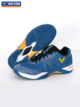 Новые мужские и женские кроссовки для бадминтона Victor, дышащие высокоэластичные нескользящие спортивные кроссовки для тенниса S82 Caiyun