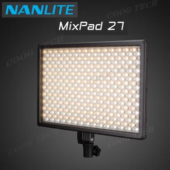 Nanguang Nanlite Mixpad 27/Mixpad 11 LED RGB Panel Light 3200 K-5600 K С регулируемой яркостью 14-дюймовое Заполняющее освещение для фотосъемки RGB Soft Light