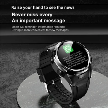 2022 Деловые мужские умные часы с полным сенсорным экраном Bluetooth-гарнитура термометр температуры пульсометр спортивные умные часы
