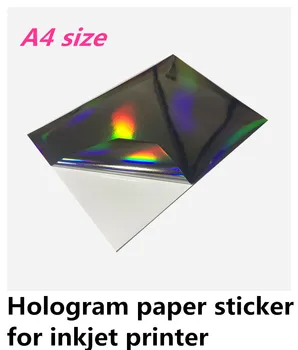 Цветная фотобумага с голограммой формата А4 /А3, пленка для струйной печати, светоотражающая фотобумага
