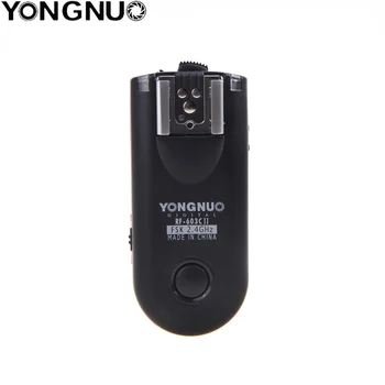 Yongnuo RF-603C II FSK 2,4 ГГц 16 каналов Беспроводной Дистанционный Запуск Вспышки С calbe C1 C3 для Canon 5D 1D 50D 750D 600D 760D 80D