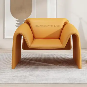 Диван-кресло Легкое роскошное одноместное креативное дизайнерское кресло для отдыха в простом минималистичном стиле итальянской гостиной с тигровым крабом
