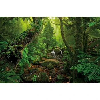 Летний Тропический лес, Джунгли, Зеленое Дерево, Природные пейзажи, фон для портрета ребенка, Виниловый фон для фотосъемки в фотостудии