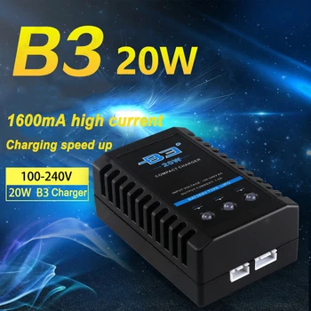 EU/US B3 20W 1600mA Pro Компактное Балансовое Зарядное Устройство для 2S 3S 7,4 V 11,1 V Литиевая LiPo Батарея Для RC Хобби Игрушек