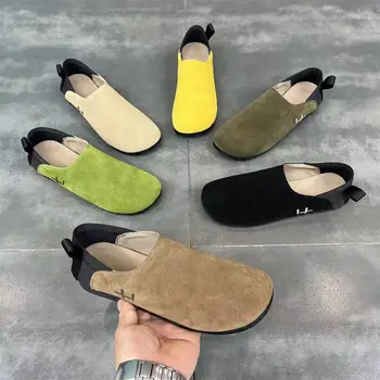 Мужская обувь Летняя Летняя обувь Дышащие Удобные уличные кроссовки без шнуровки для ходьбы Классические лоферы для мужчин Лоферы