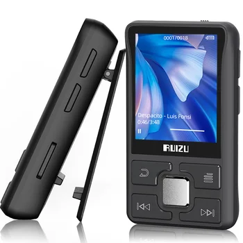 RUIZU Original X55 Clip Sport Bluetooth MP3-плеер Mini с поддержкой экрана TF-карта Портативный Музыкальный видеоплеер Рекордер Электронная книга