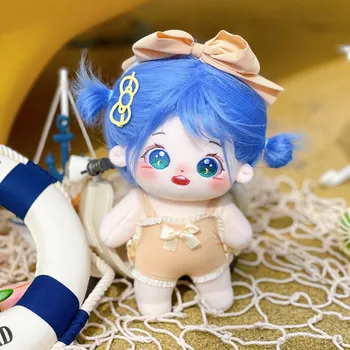 20 см Кукла-Идол Аниме Плюшевые Звездные Куклы Милые Мягкие Фигурки Игрушки Хлопок Куколка Плюшевые Игрушки Фанаты Корея Kpop EXO Idol Подарок