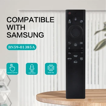 Голосовой пульт дистанционного управления телевизором BN59-01385A Совместим с Samsung QN900B 8K 4K QA75QN900B Neo QLED Ultra HD Smart TV Series