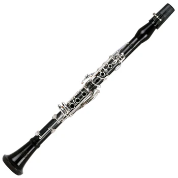 Профессиональный кларнет из черного дерева bB tune 18 Клавишный кларнет из посеребренной меди и массива дерева SR-136
