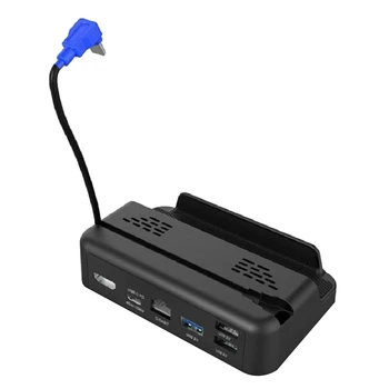 Для док-станции Steam Deck, подставки для телевизора, держателя концентратора, док-станции USB C для преобразования видео RJ45, зарядного устройства для базовой игровой консоли