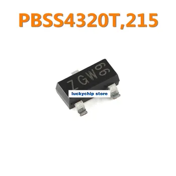 5 шт. Новый оригинальный PBSS4320T, комплектация 215 SOT-23-3 источник питания с низким напряжением 20 В транзистор VCEsat