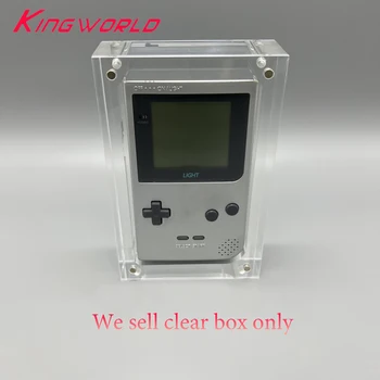 Прозрачная Магнитная Акриловая коробка для хранения Gamboy Light Для игровой консоли GBL, чехол, коробка, Подставка для дисплея, Игровые Аксессуары