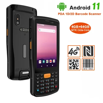 4,0-дюймовый КПК Android 11 4G RAM 64G ROM Дешевое Портативное Устройство Логистический NFC КПК Мобильный Компьютер Android 2D Сканер штрих-кода