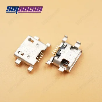 Smonisia 20шт Разъем для зарядки Micro USB 4 фута и 5 контактов для cool pads 8722 Разъем для передачи данных Micro USB