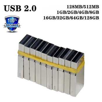 Заводская Оптовая Продажа Водонепроницаемый USB-Дисковый Пакет 4GB 8GB 16GB 32GB 64G 128G USB 2.0 Флэш-диск Полуфабрикаты Флэш-памяти