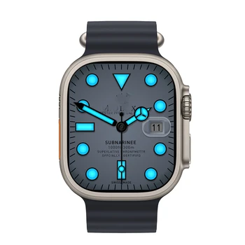 Смарт-часы HK8 Pro MAX для мужчин и женщин 2,12-дюймовый Bluetooth-вызов, беспроводная зарядка, NFC-компас сердечного ритма, умные часы