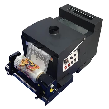 Струйный принтер с теплопередачей из ПЭТ-пленки DTF, машина для встряхивания порошка для любых футболок для одежды, машина для встряхивания dtf