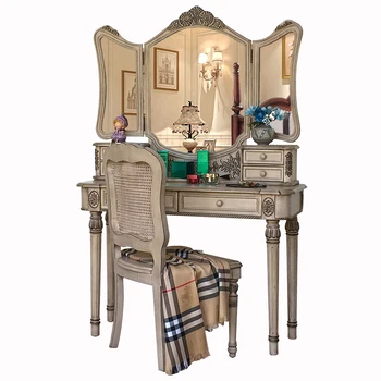 Туалетный столик Европейской Принцессы, Американская Мебель, Антикварный Туалетный Столик, Мебель Для Спальни, мебель для спальни
