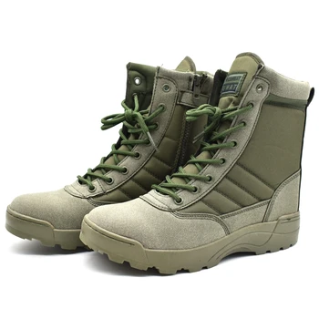 Тактические военные ботинки, армейские ботильоны, мужская обувь армии пустыни, охота, треккинг, кемпинг, альпинизм, нескользящая зимняя обувь