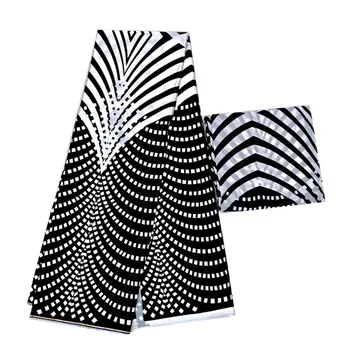 Оптовая продажа атласной шелковой ткани Модный Африканский дизайн Экологически чистая шелковая ткань для вечернего платья из 100% хлопка с шелковыми принтами