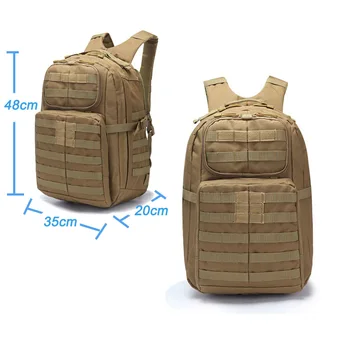 Открытый тактический набор / сумка / рюкзак / Ранец / Штурмовой боевой камуфляж Тактический рюкзак Molle 45Л