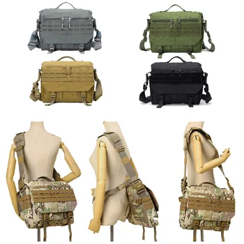 Спорт на открытом воздухе походный слинг, набор аксессуаров, тактическая сумка Molle на плечо, сумка для тактического снаряжения для штурмовых боев
