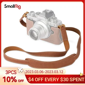 Кожаный ремешок для шейной камеры SmallRig для зеркальной камеры Nikon Sony Canon, Универсальные аксессуары 3485