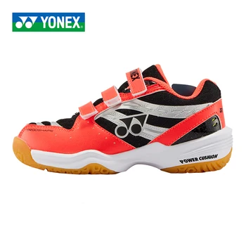 Новая профессиональная детская обувь для бадминтона Yonex, детские брендовые кроссовки для мальчиков и девочек, дышащая легкая спортивная обувь с защитой от скольжения