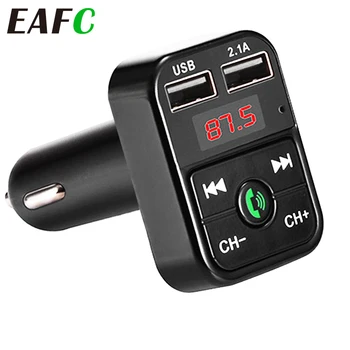Автомобильный комплект FM-передатчик Hands Free для стайлинга автомобилей MP3-плеер TF Flash Music 5V 2.1A USB зарядное устройство 12V-24V FM-модулятор