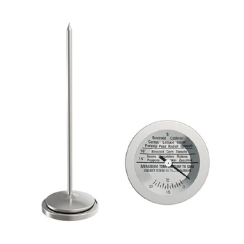 Почвенный термометр с длинным зондом Почвенный тестер Почвенный термометр для сада бонсай Прямая поставка