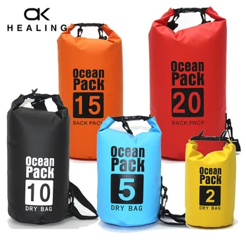 ПВХ 500D Водонепроницаемый Ocean Pack, уличные рюкзаки, сумка для хранения, сухая сумка для дайвинга, складная пляжная сумка для плавания, речной рюкзак для рафтинга